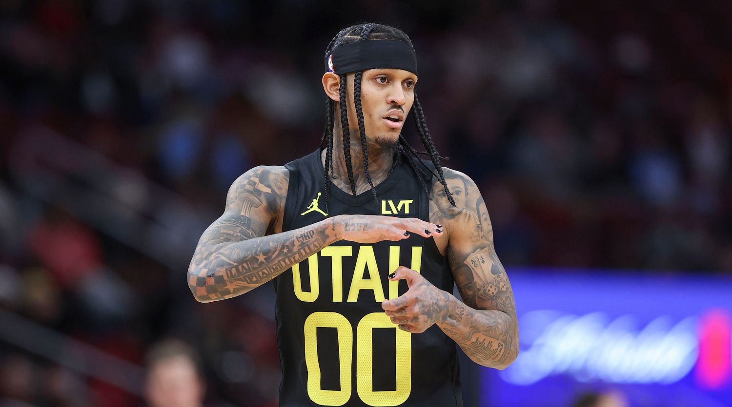 Utah Jazz guard Jordan Clarkson.